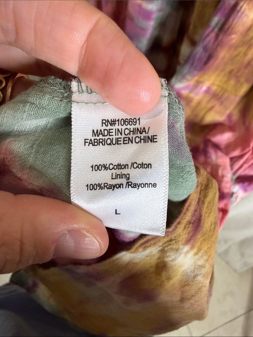 Young Fabulous & Broke Pink Multi Tie-Dye Maxi Dress - Picture 3 of 4